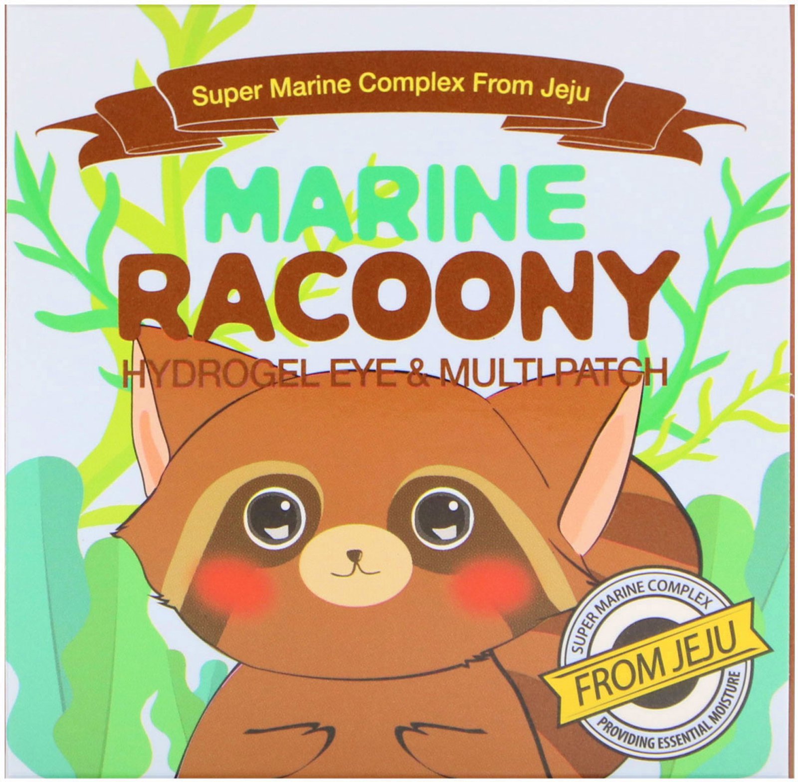 Secret Key, Marine Racoony Патчи для глаз и других зон с гидрогелем, 60 патчей