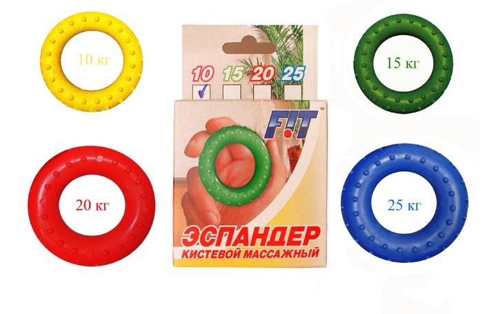 Эспандер кистевой Престиж Массажный 20 кг