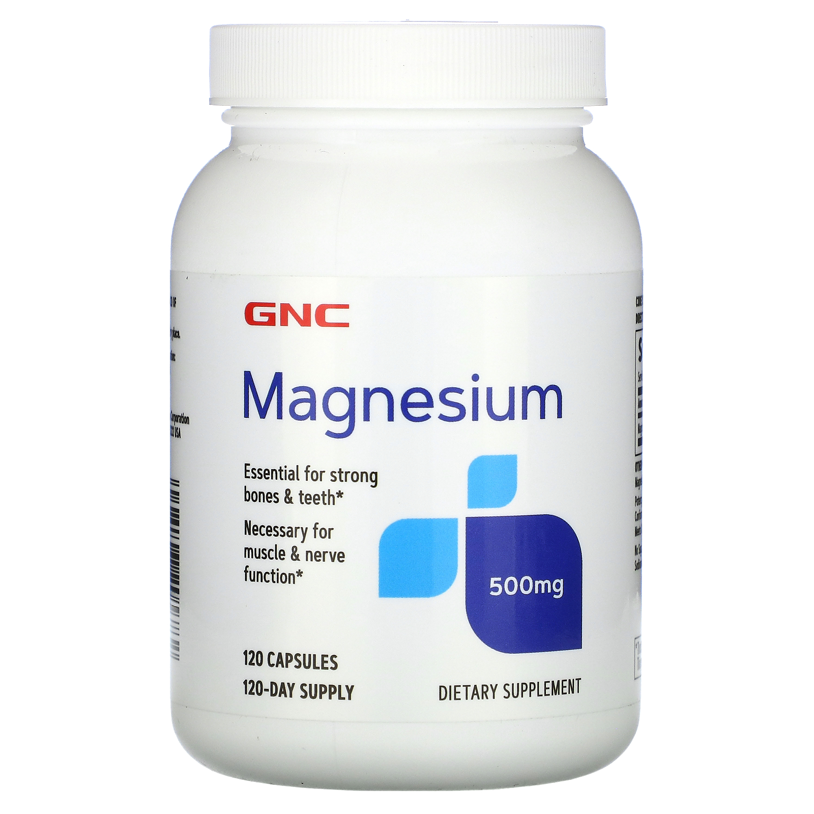 GNC, Magnesium, 500 mg, 120 Capsules