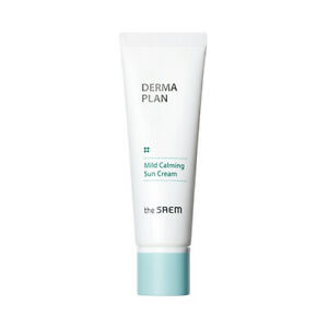  [thesaem] Derma плана мягкий успокаивающий крем от солнца - 50g (SPF50+ Pa ++++)