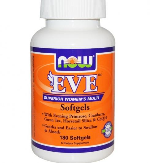 Витамины Now Foods Мультивитамины в желатиновой оболочке для женщин EVE Superior, 180 softgels