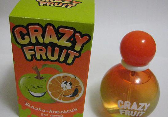 Crazy Fruit Детская душистая вода "Яблоко+Апельсин"